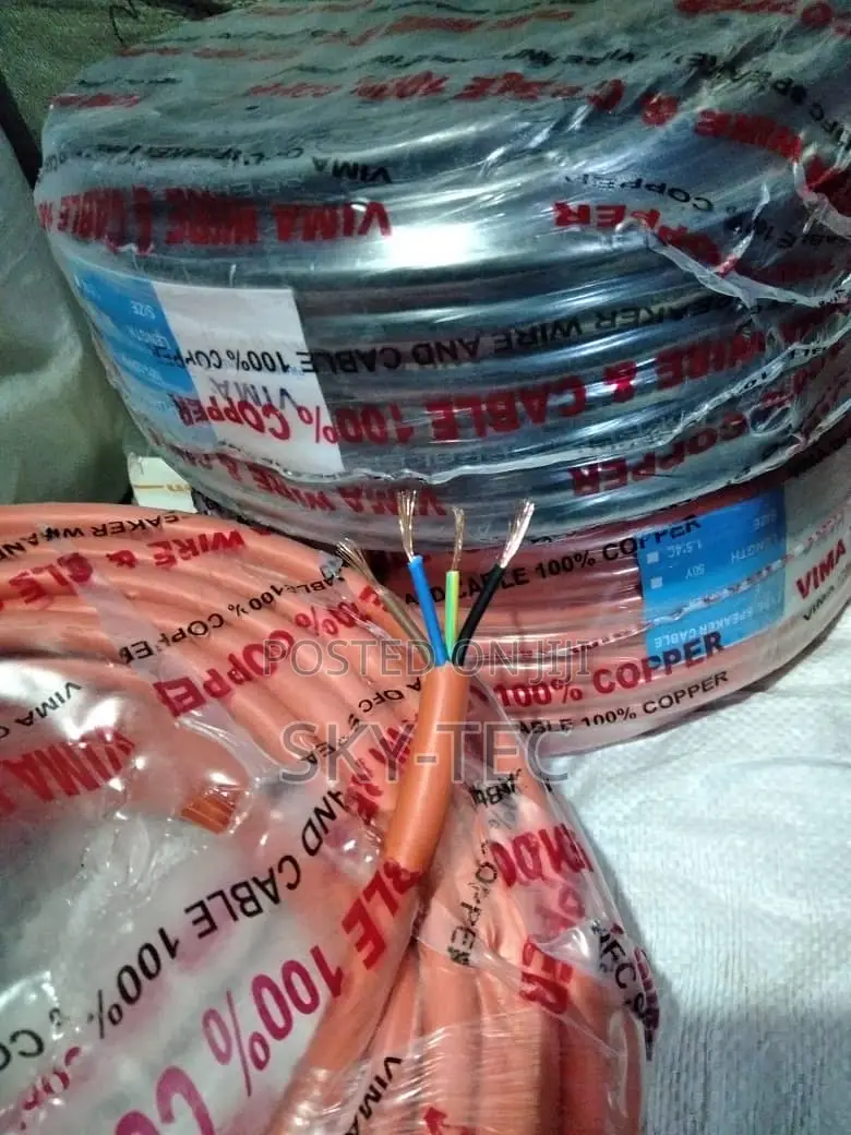 Original Vima 1.5mm 4core Flexible Nigeria Cable 100years