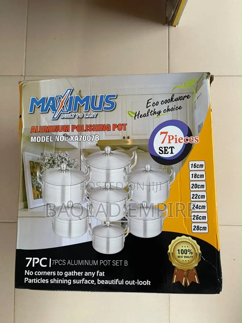 7pcs Maximus Aluminium Cookware Set