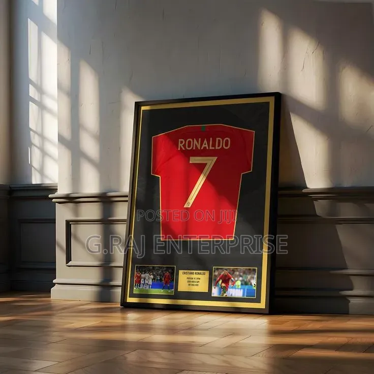 Christiano Ronaldo Jersey Frame for Living Room