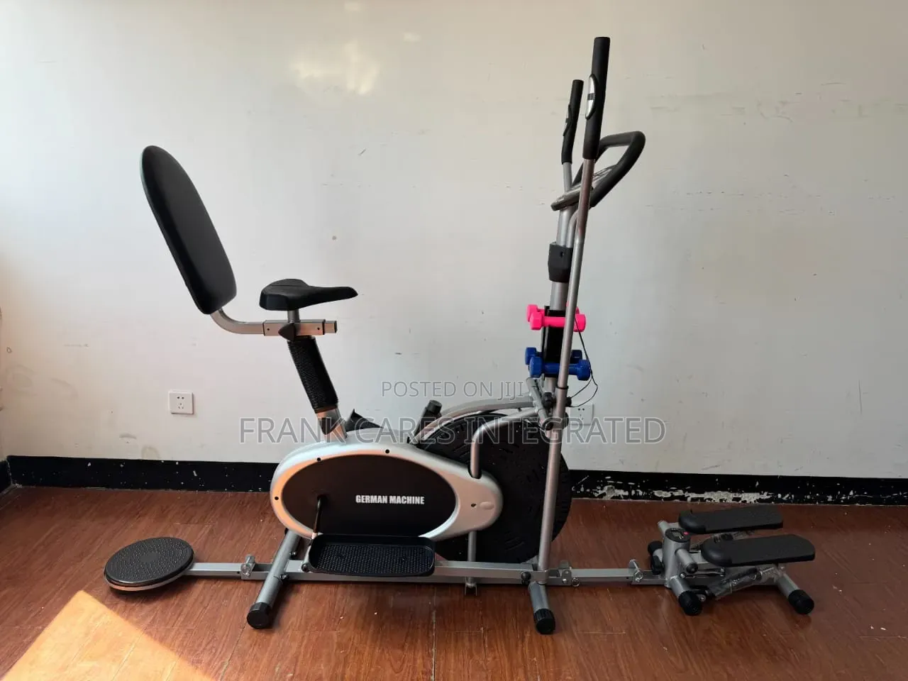 German Machine Elliptical Bike With Back Rest