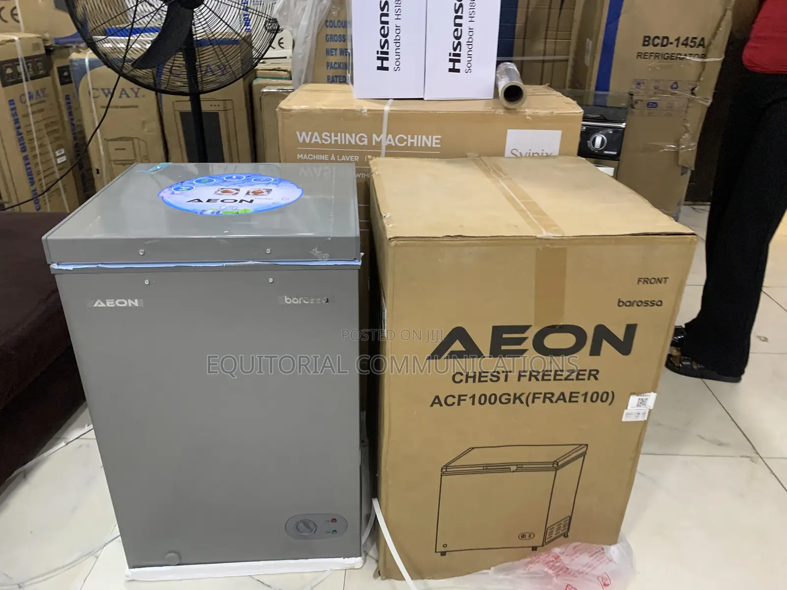 AEON 100L Chest Deep Freezer for Meat, Seafood, Vegetables