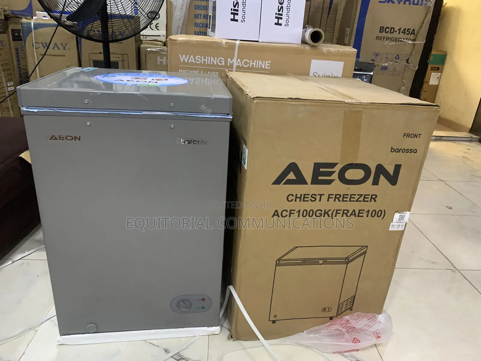 AEON ACF100GK 100L Compact Freezer for Residential and Food Storage
