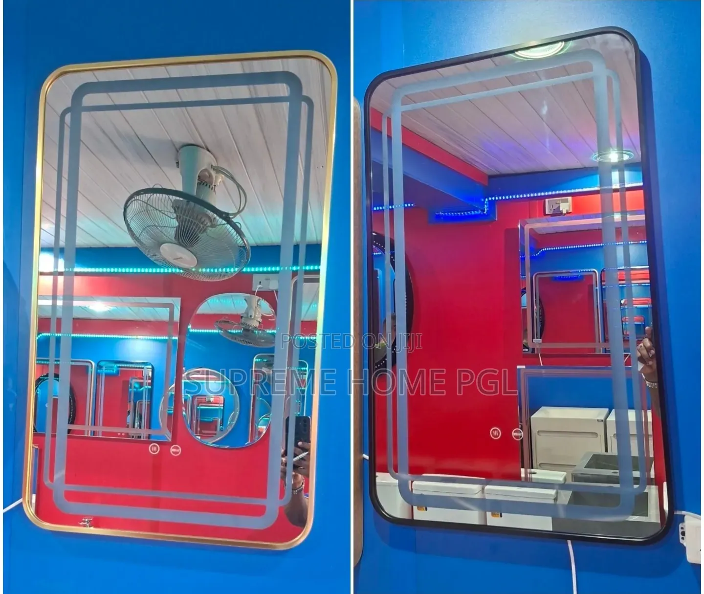 High Quality LED Mirror With Frame