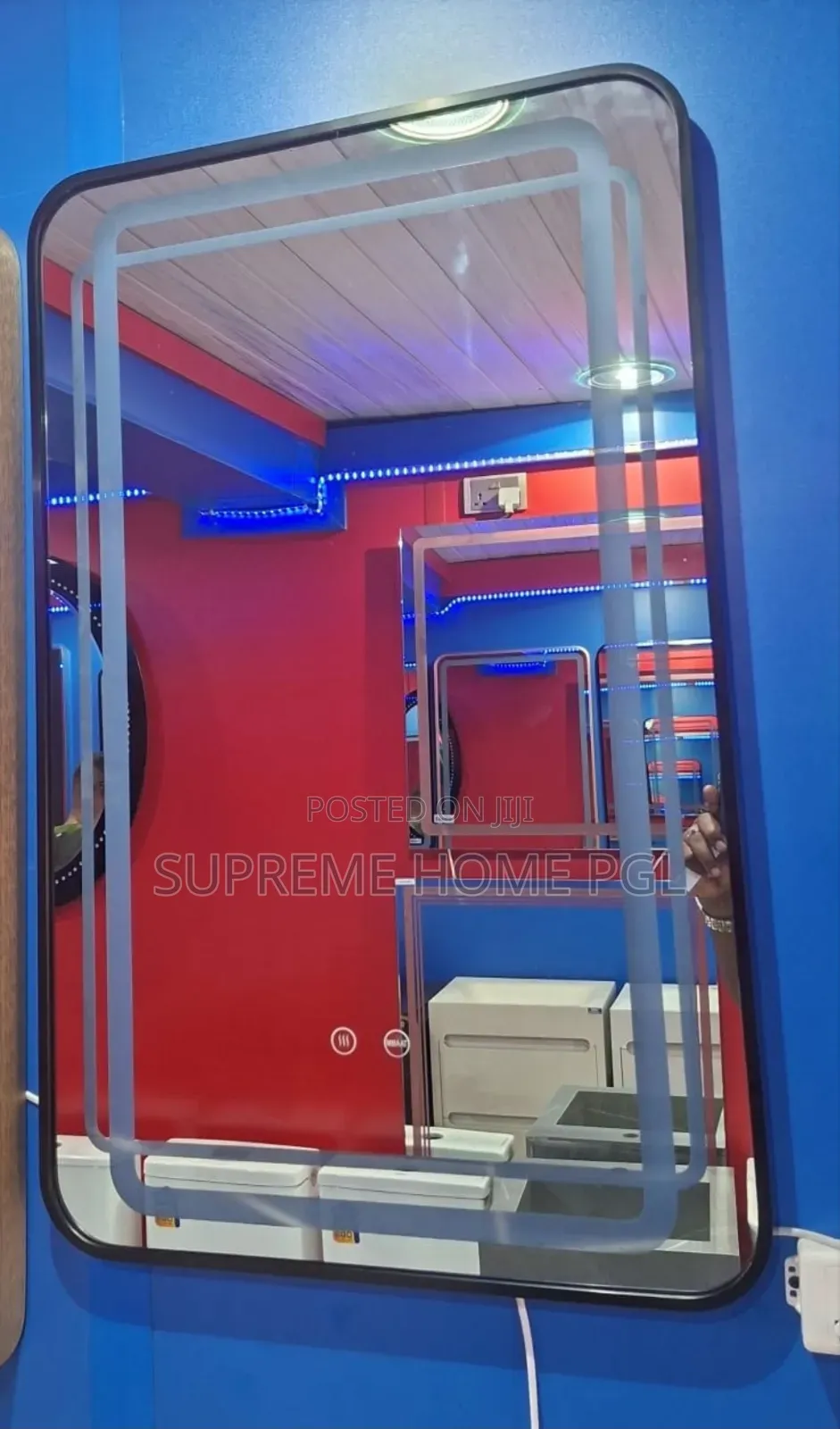 High Quality LED Mirror With Frame