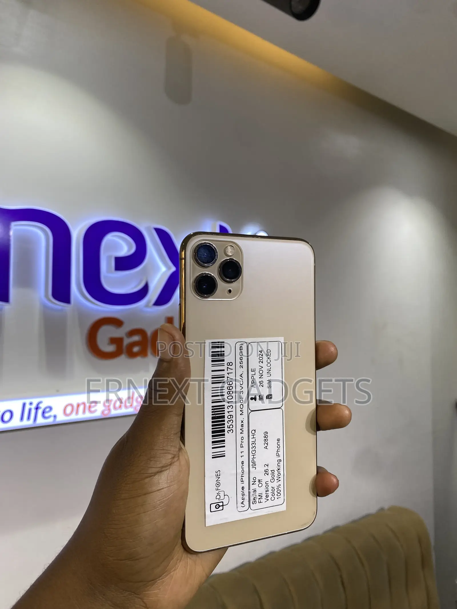 Apple iPhone 11 Pro Max 256 GB Gold