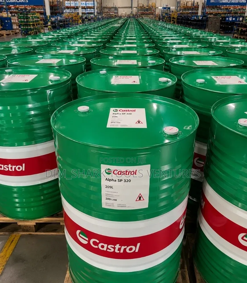 Industrial Drums of Castrol Alpha SP 320 Gear Oil