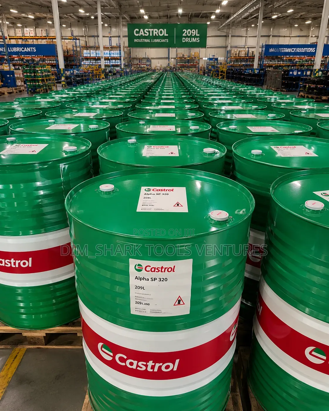 Industrial Drums of Castrol Alpha SP 320 Gear Oil