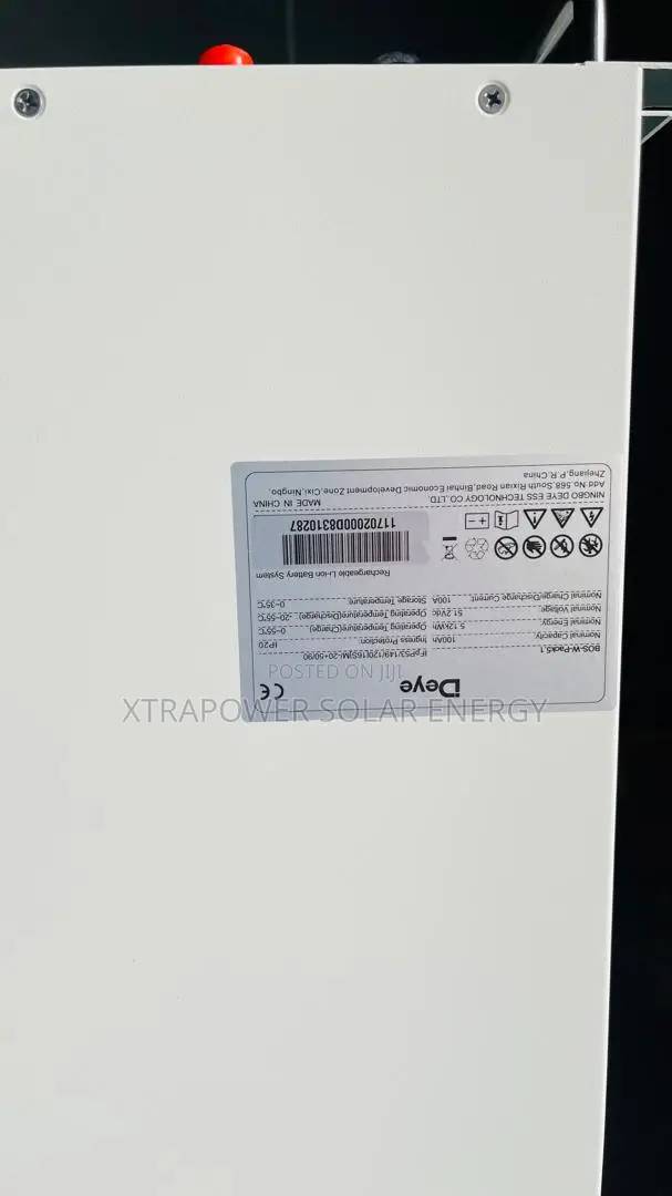 Bos W 5.12kwh Deye High Voltage Battery
