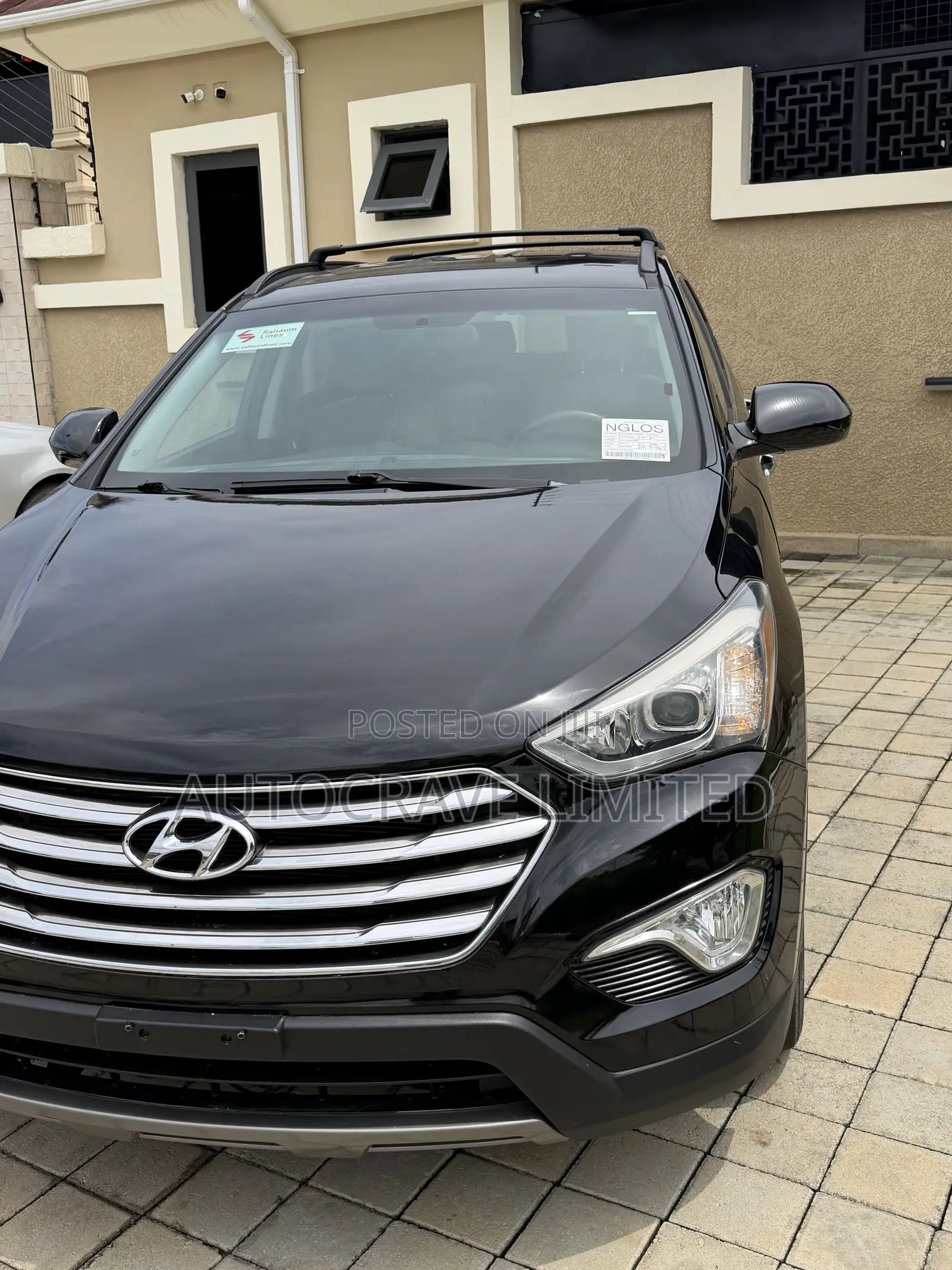 Hyundai Santa Fe GLS 4dr SUV AWD (3.3L 6cyl 6A) 2015 Black