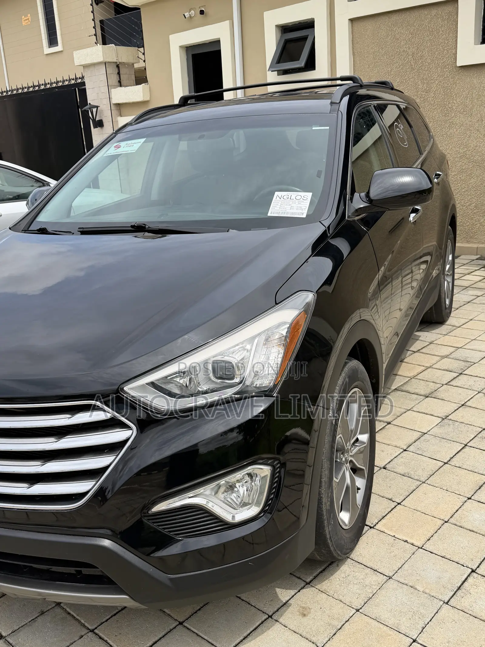 Hyundai Santa Fe GLS 4dr SUV AWD (3.3L 6cyl 6A) 2015 Black