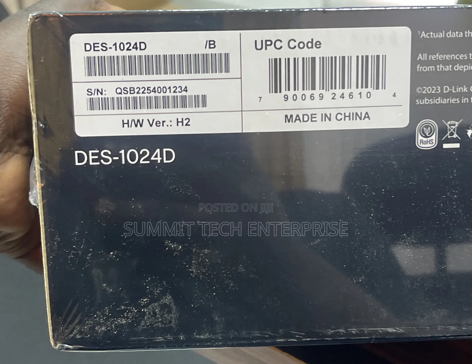 Dlink 24port 10/100 Switch Rackmount (Metal)