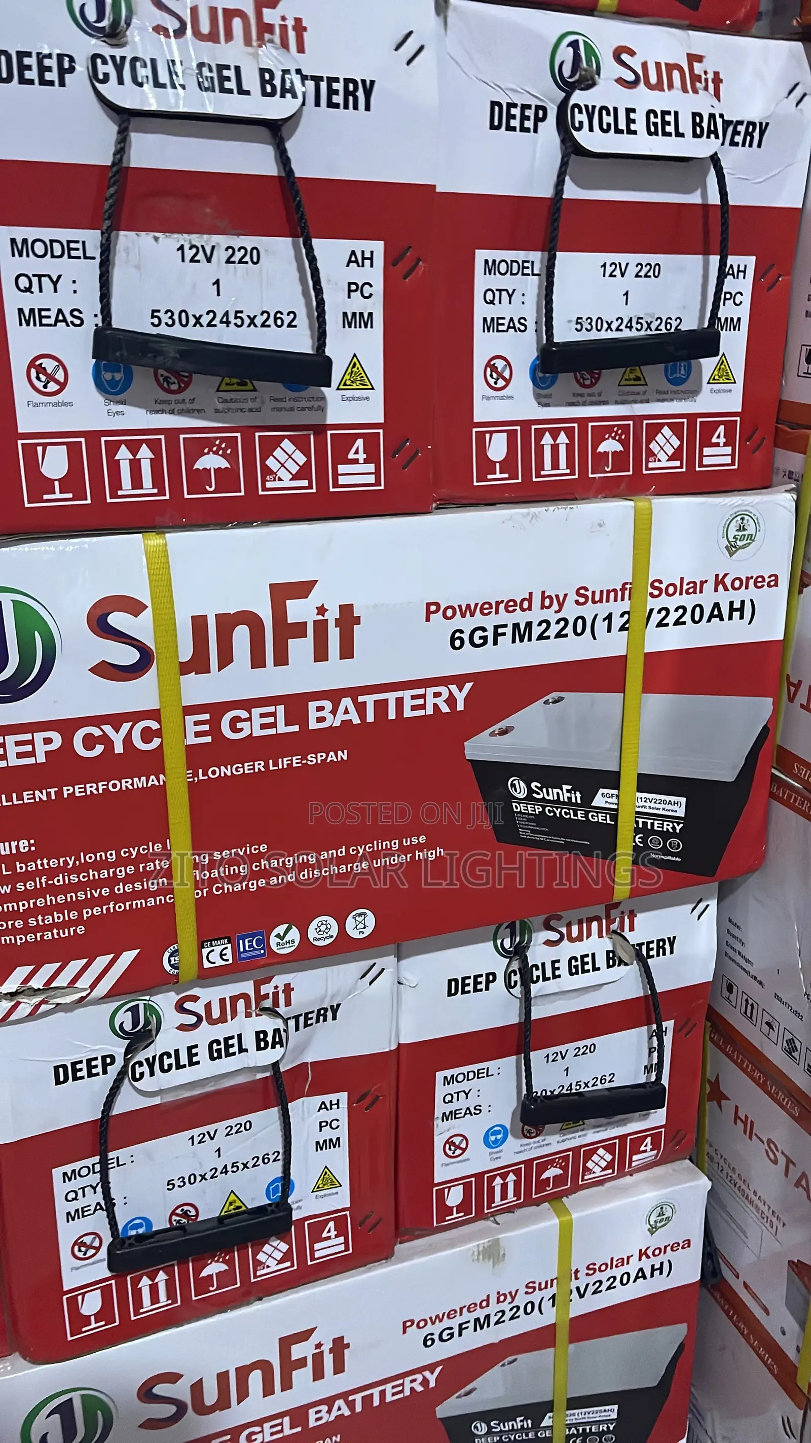 220ah / 12v Snufit Solar Lithium Battery