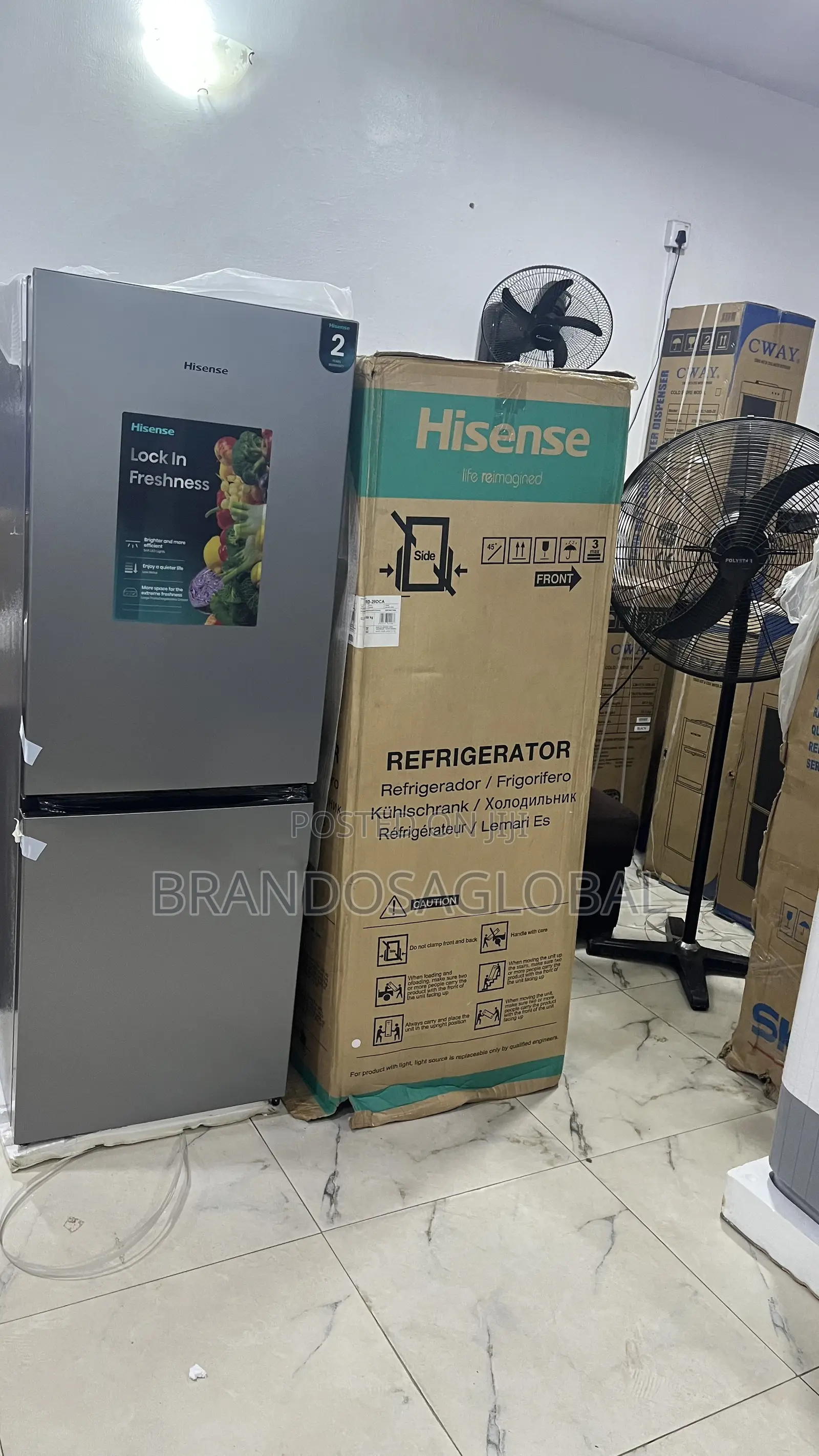Hisense 225L Refrigerator 29DCA–Double Door Energy Saving Refrigerator