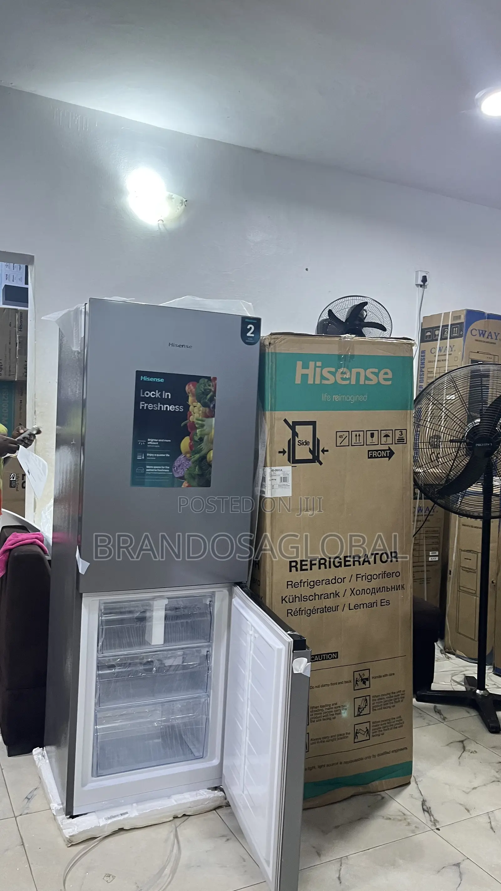 Hisense 225L Refrigerator 29DCA–Double Door Energy Saving Refrigerator