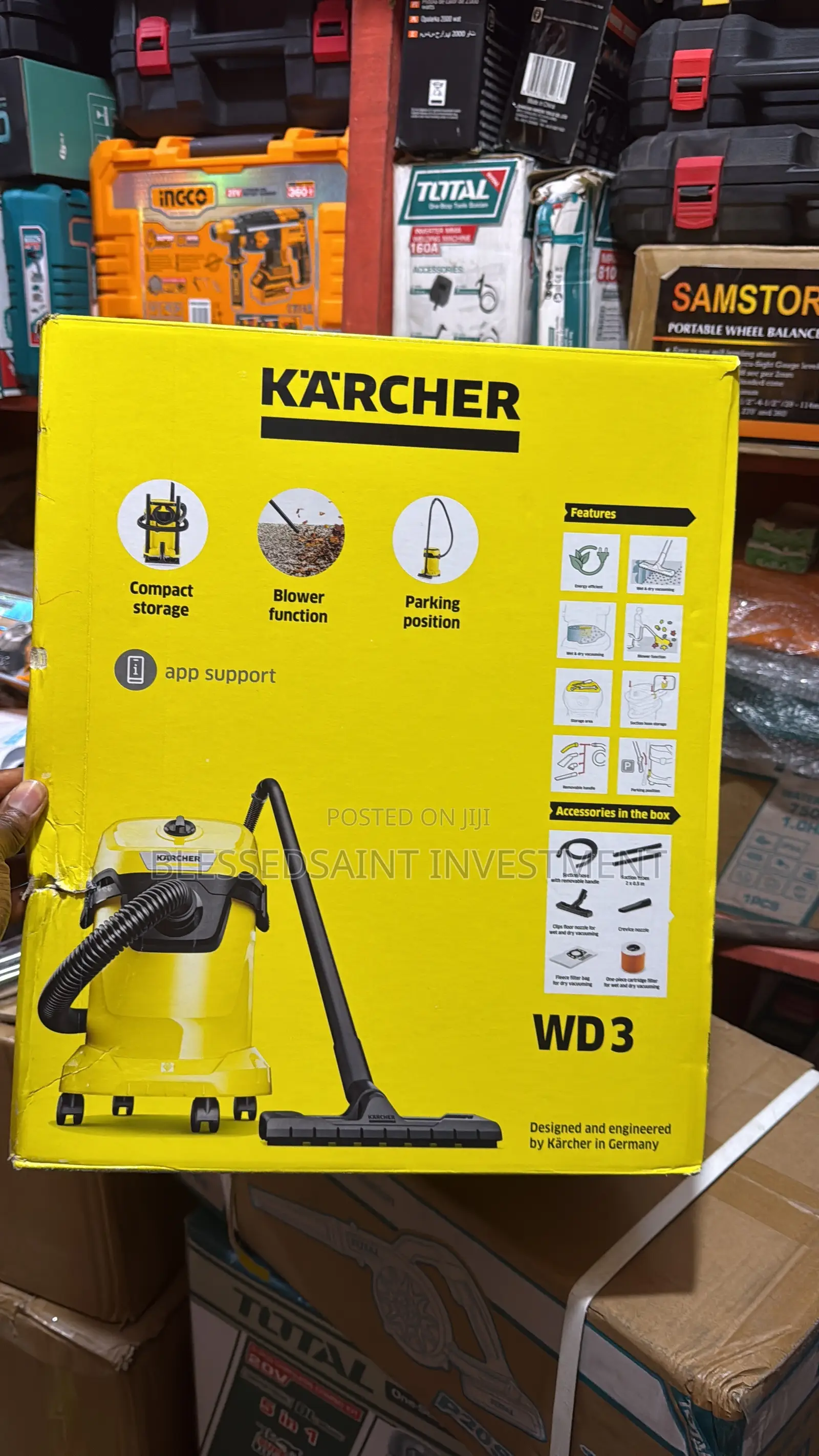 Karcher WD 3 – 17L Wet Dry Vacuum Cleaner