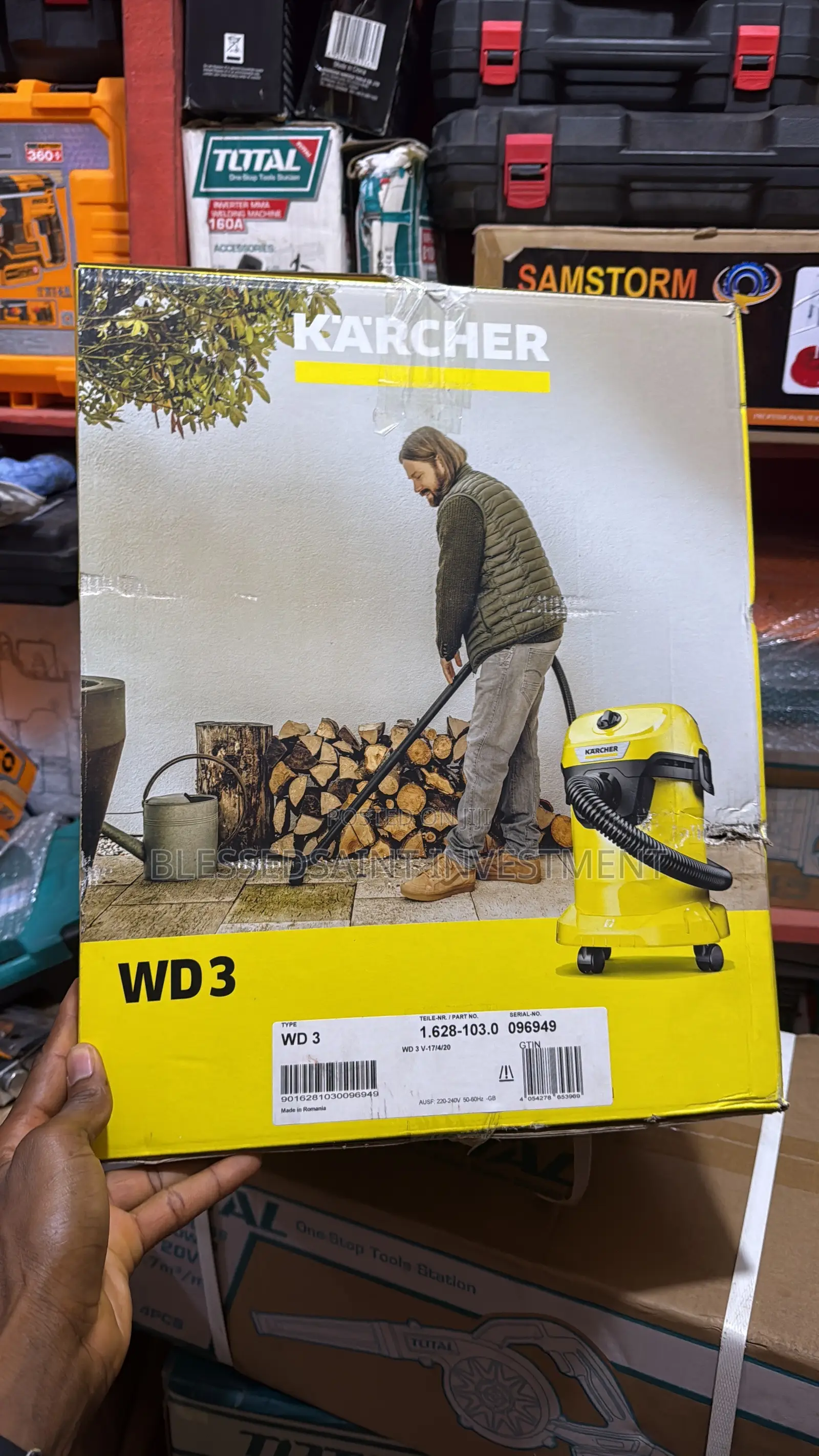 Karcher WD 3 – 17L Wet Dry Vacuum Cleaner