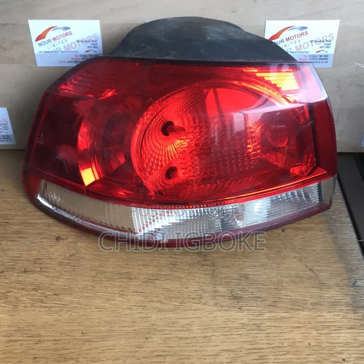 Back Light Volkswagine Golf 6
