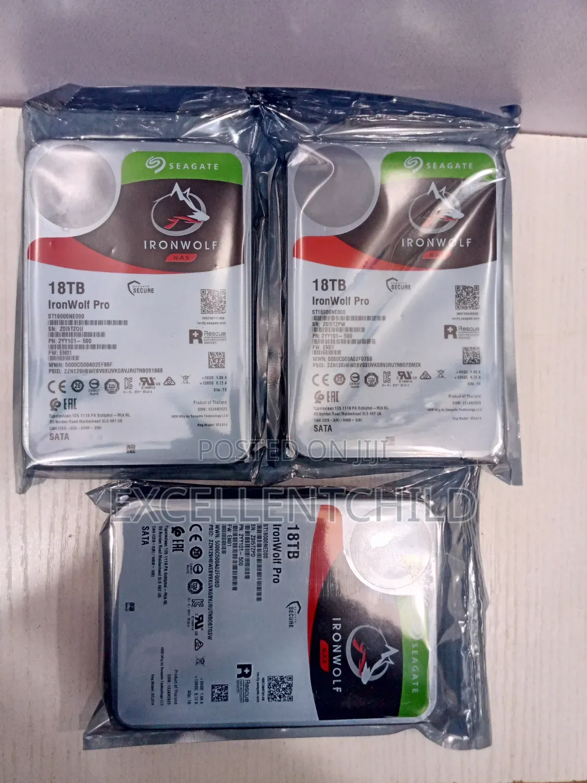 18tb Seagate Ironwolf Pro Nas Sata HDD