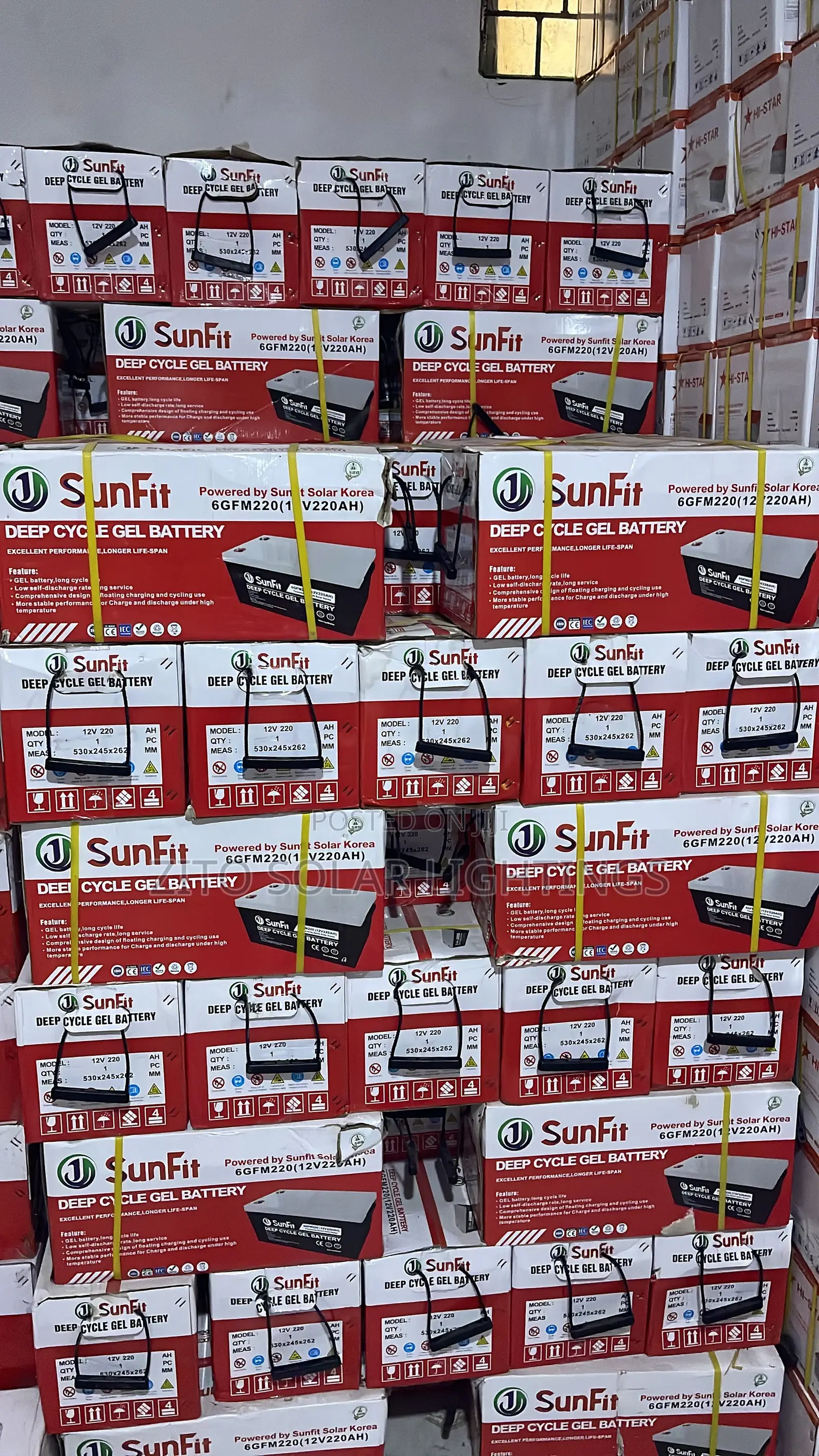 220ah / 12v Snufit Solar Lithium Battery