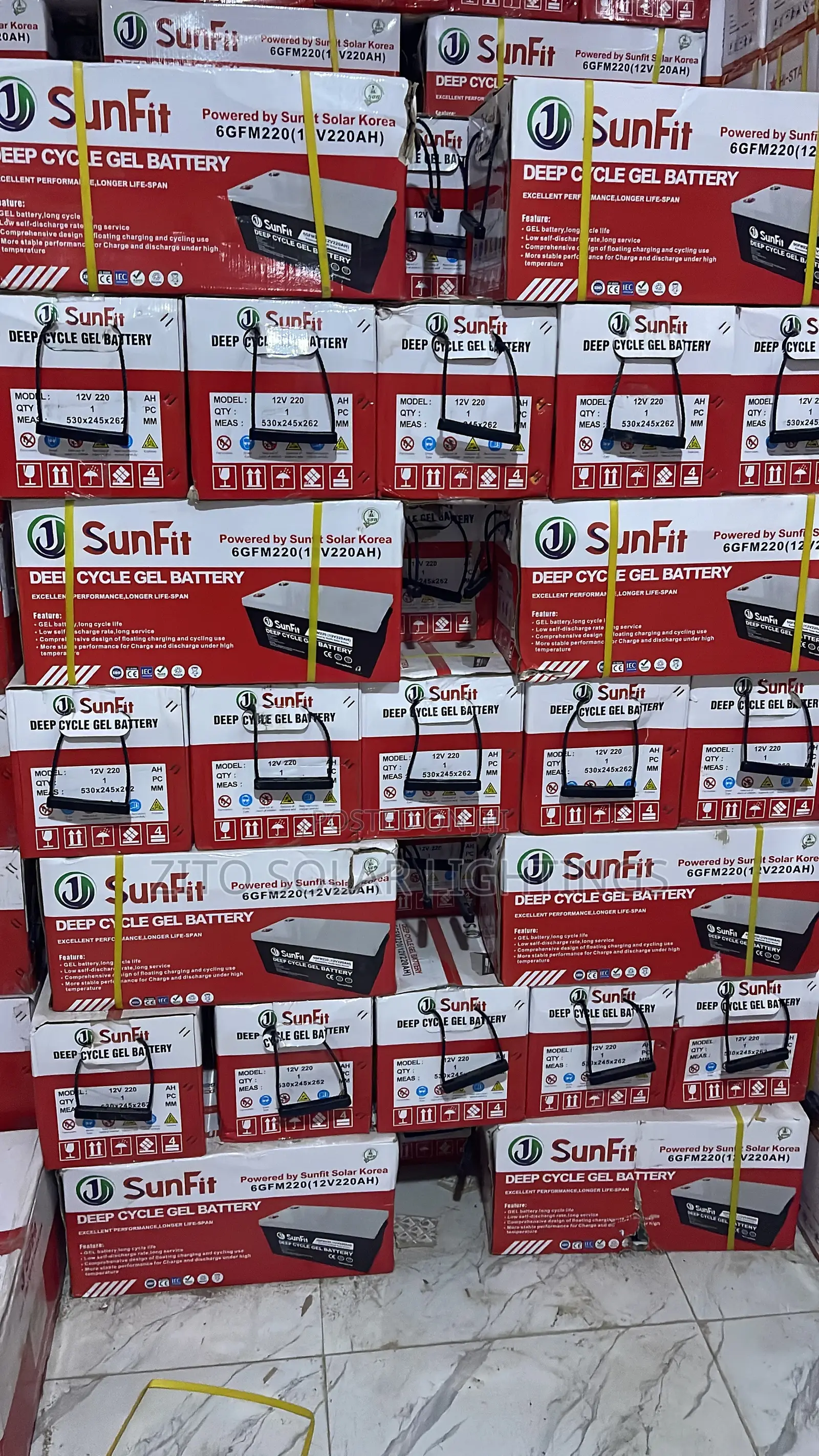 220ah / 12v Snufit Solar Lithium Battery