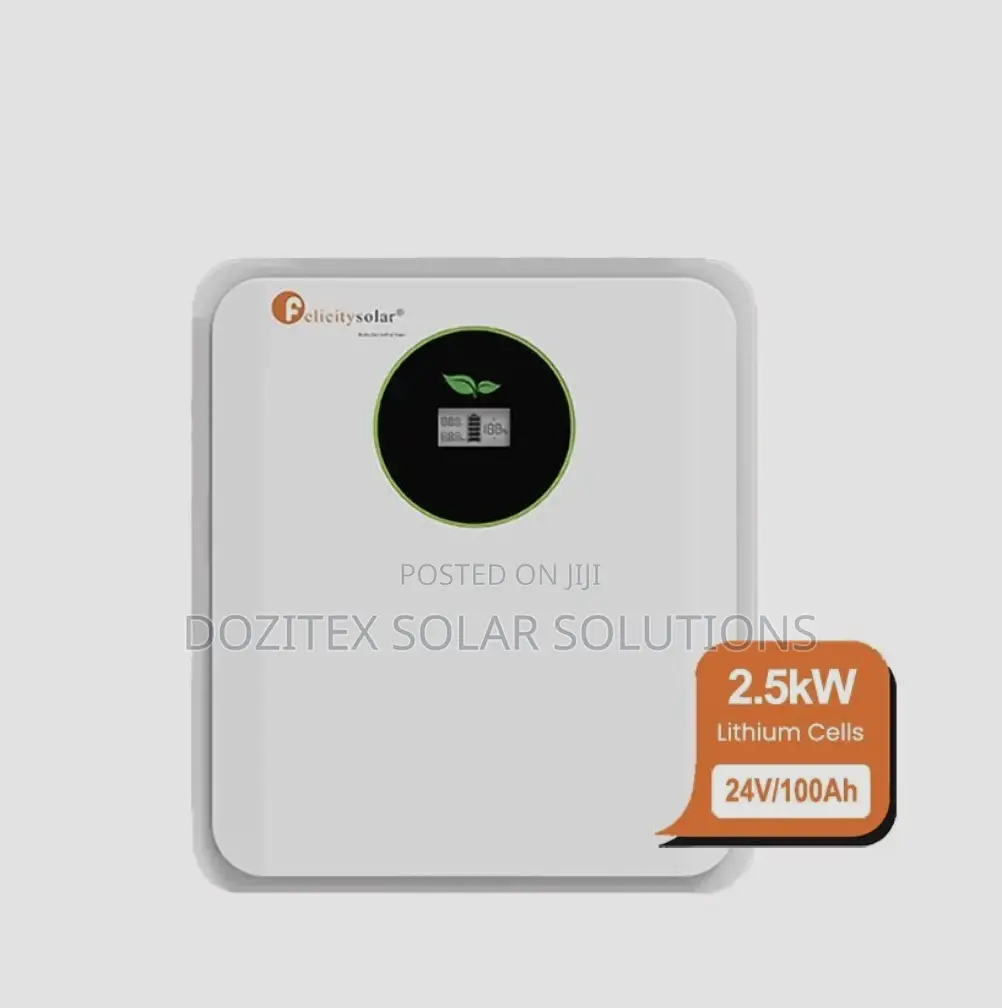 Felicity 2.5kw/24v Lithium Battery