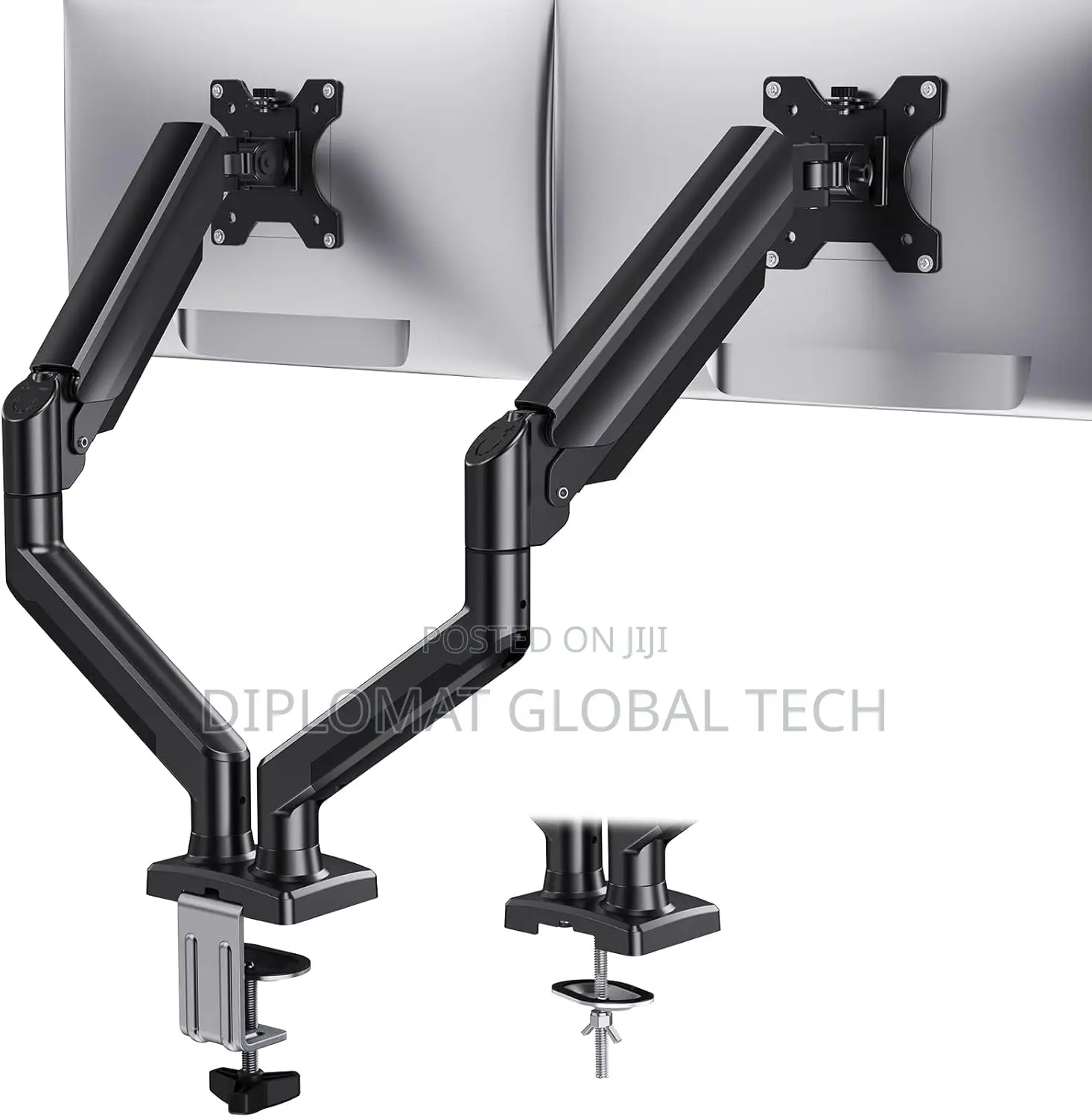 Dual Monitor Mount for 2 Monitors Up to 32 Inches