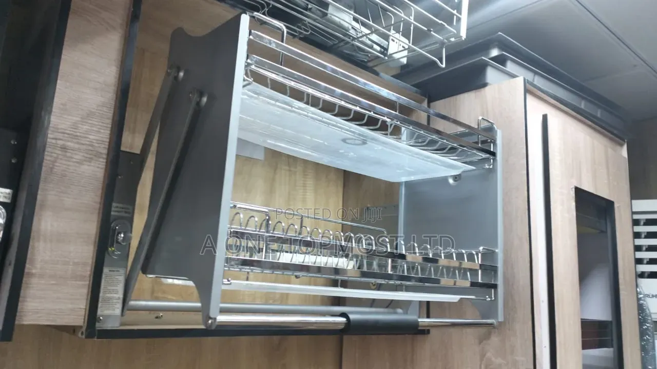 Pull Down Plate Rack (90cm)