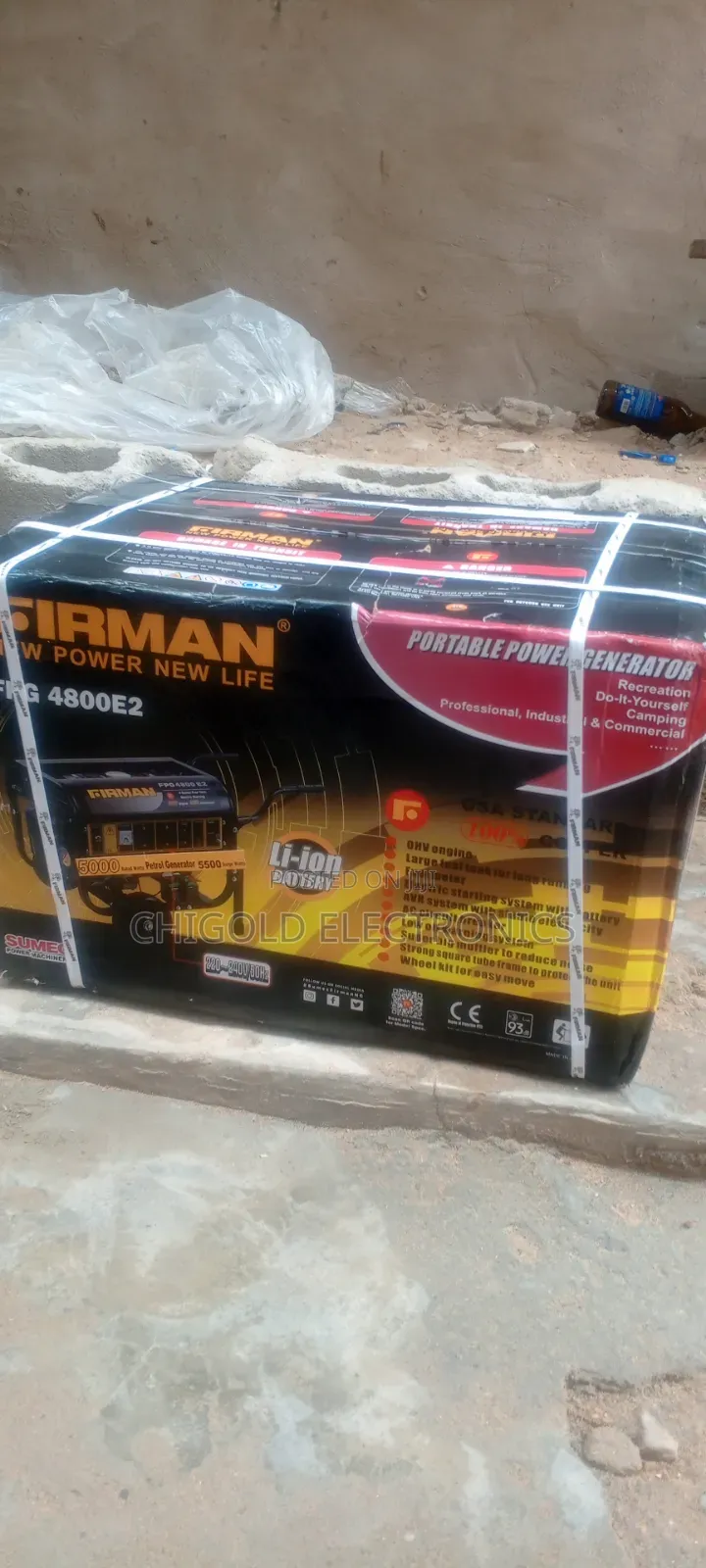 Original Firman Generator 5 kVA 100% Copper Coin SPG 5000