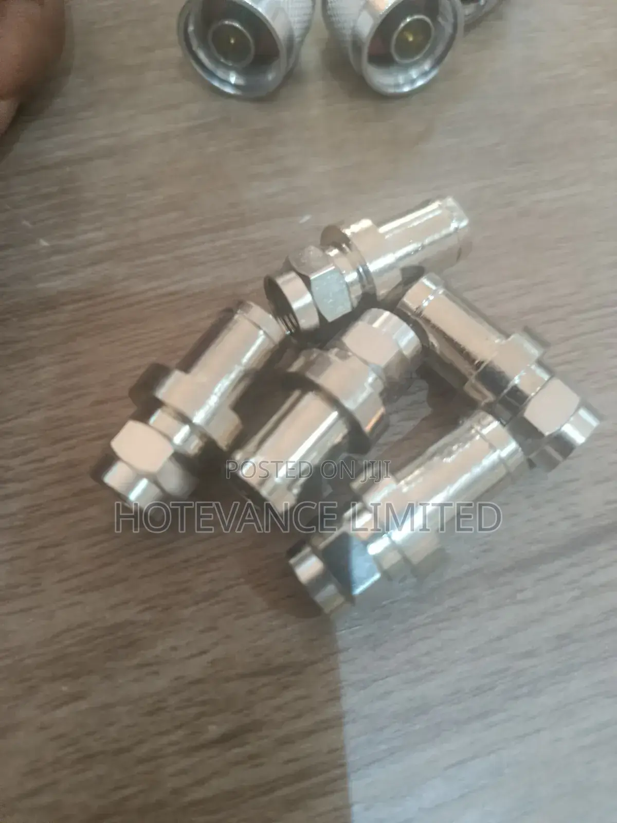N-Type Male to F-Type Female RF Coaxial Adapter