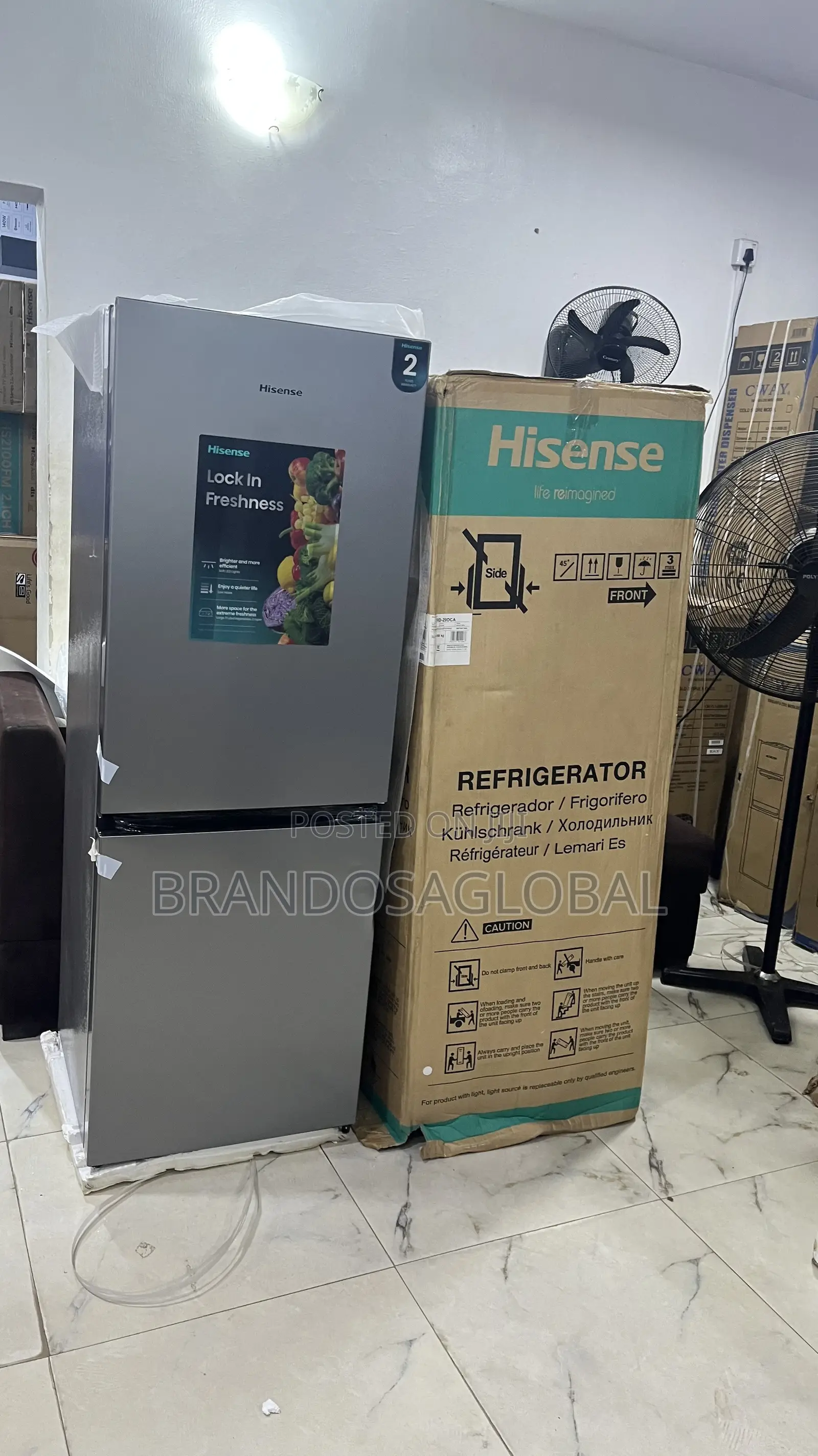 Hisense 225L Refrigerator – Spacious Food Storage Fridge