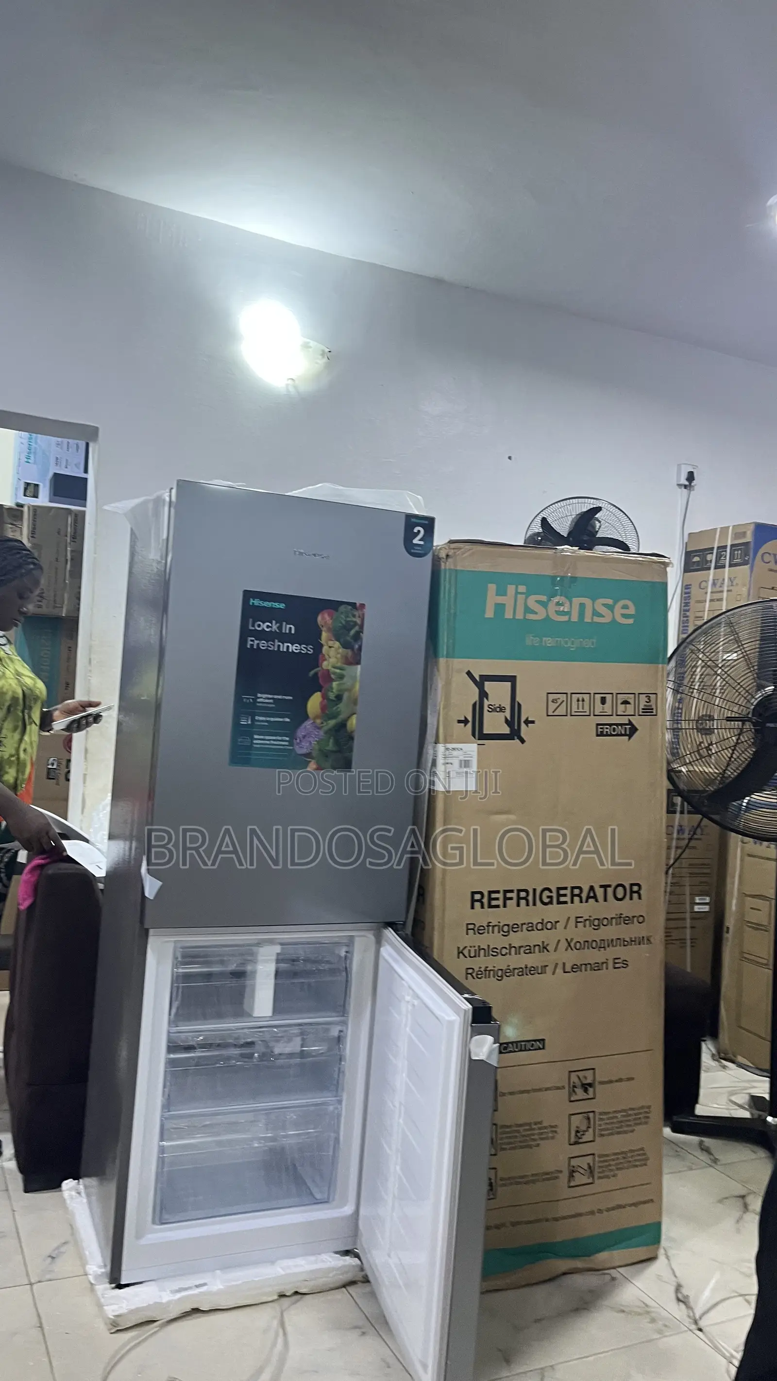 Hisense 225L Refrigerator – Spacious Food Storage Fridge