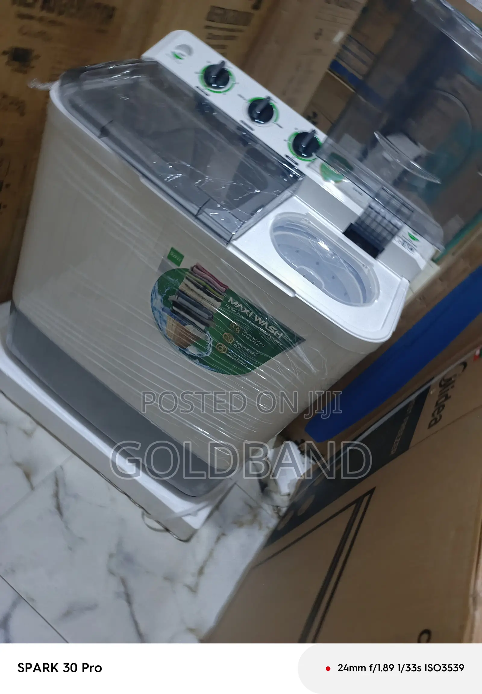 Syinix 8.5kg Durable Washing Machine