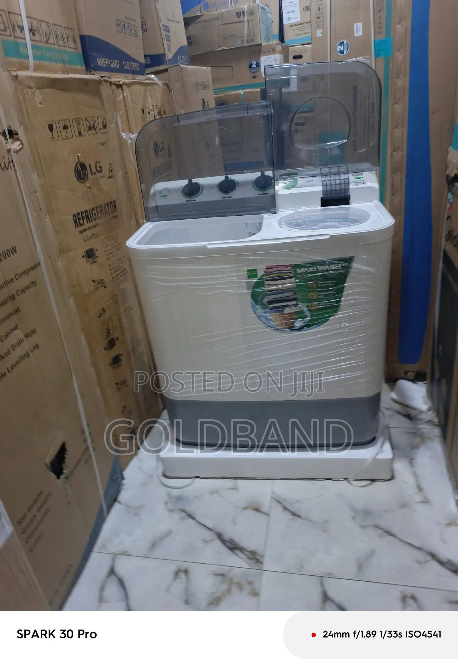 Syinix 8.5kg Durable Washing Machine