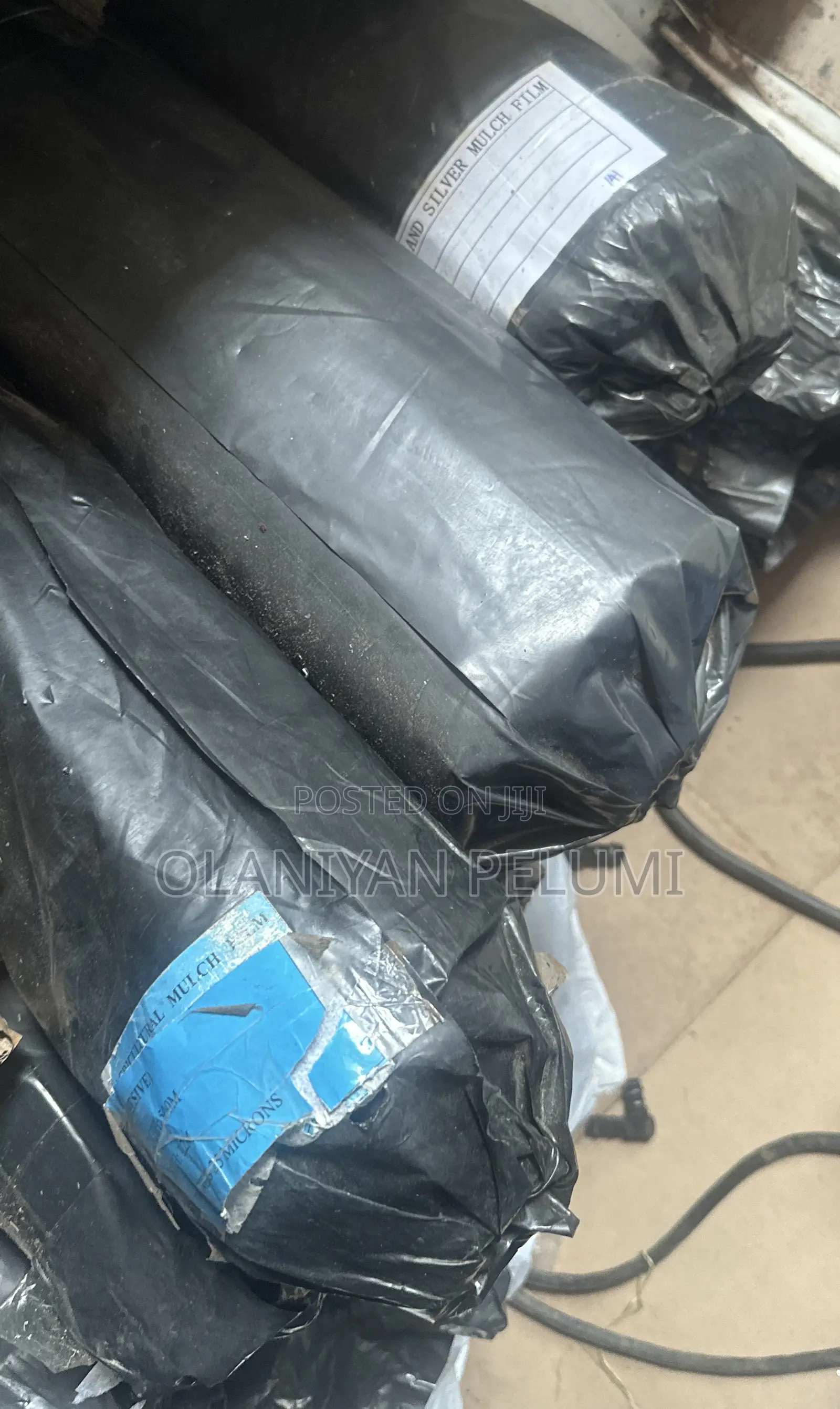 Black and Silver Mulch Film