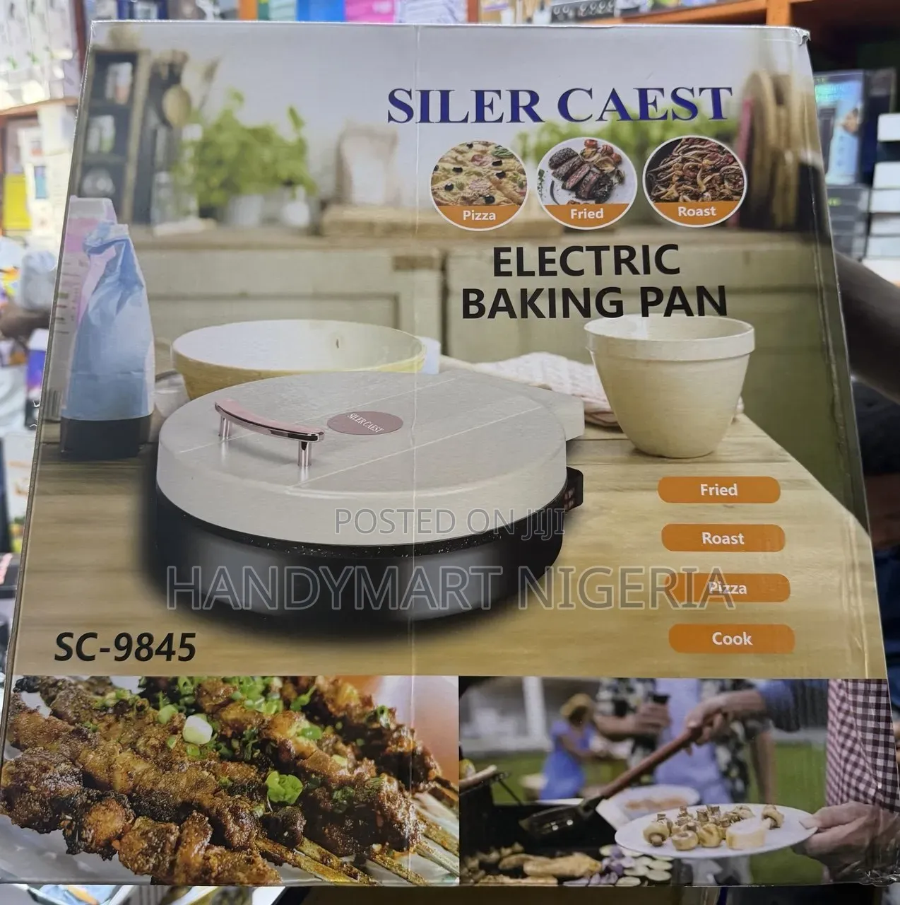 SILER CAEST Electric Baking Pan Pizza Maker 20% OFF