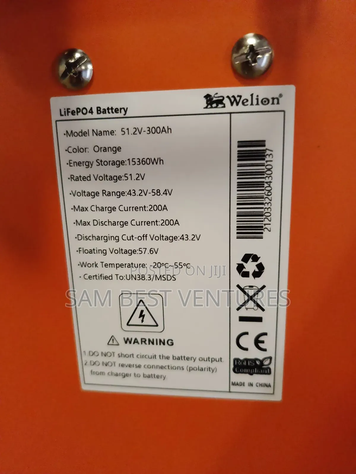 15kwh 48v Welion Solar Lithium Batteries