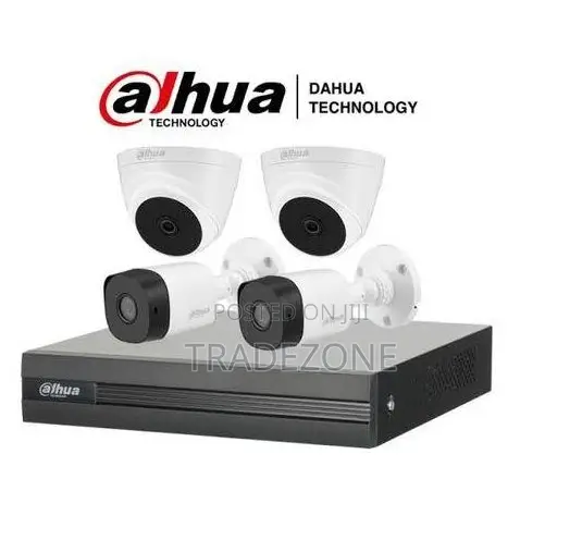 Dahua HDCVI 5MP CCTV Kit 4 Channels XVR and 4 Cameras 5MP