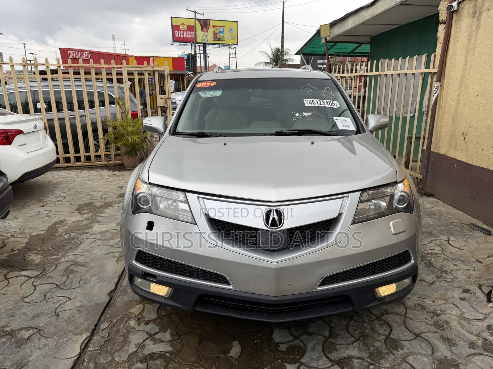Acura MDX Advance Package SUV AWD (3.7L 6cyl 6A) 2012 Silver