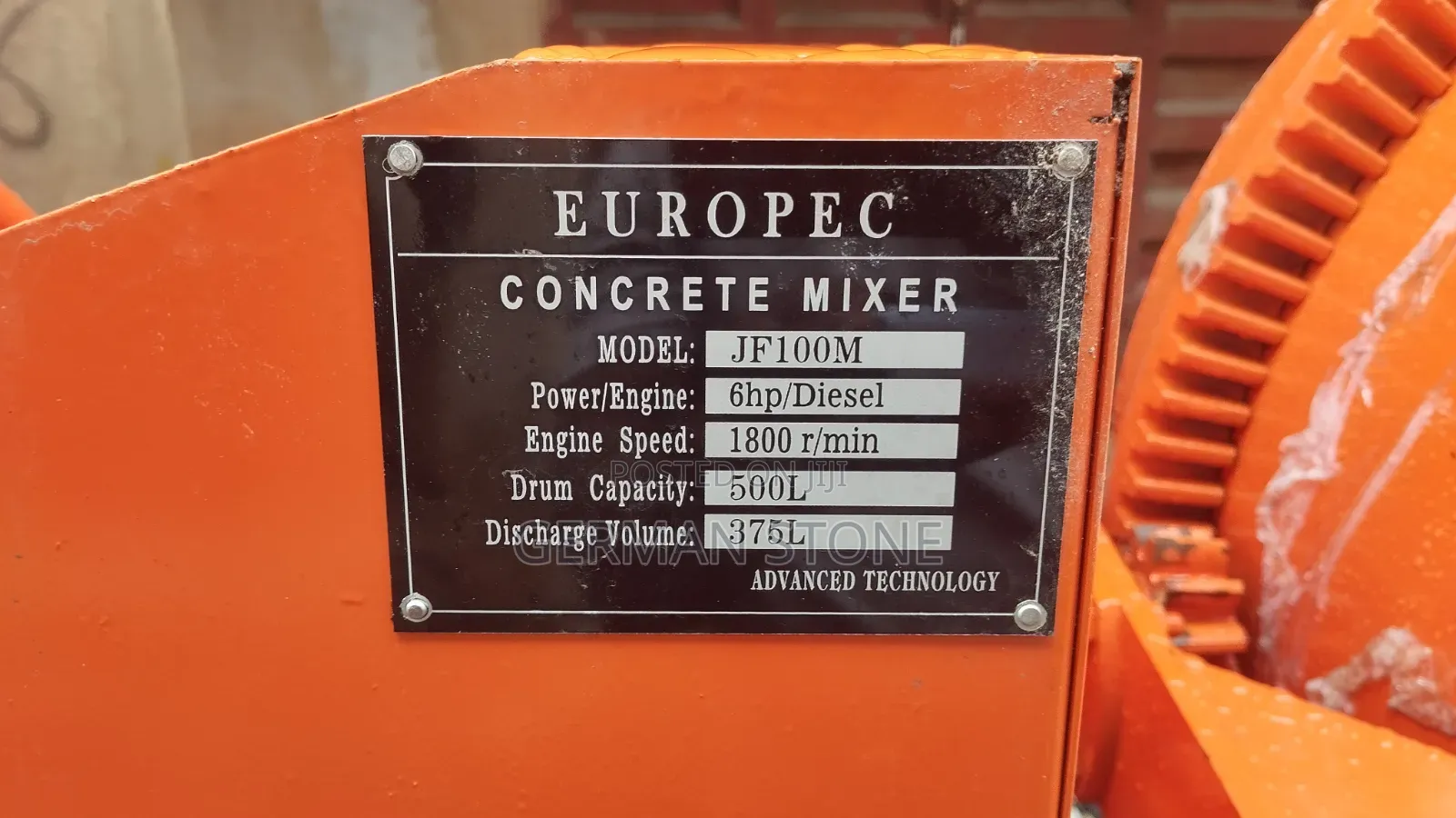500L Concrete Mixer