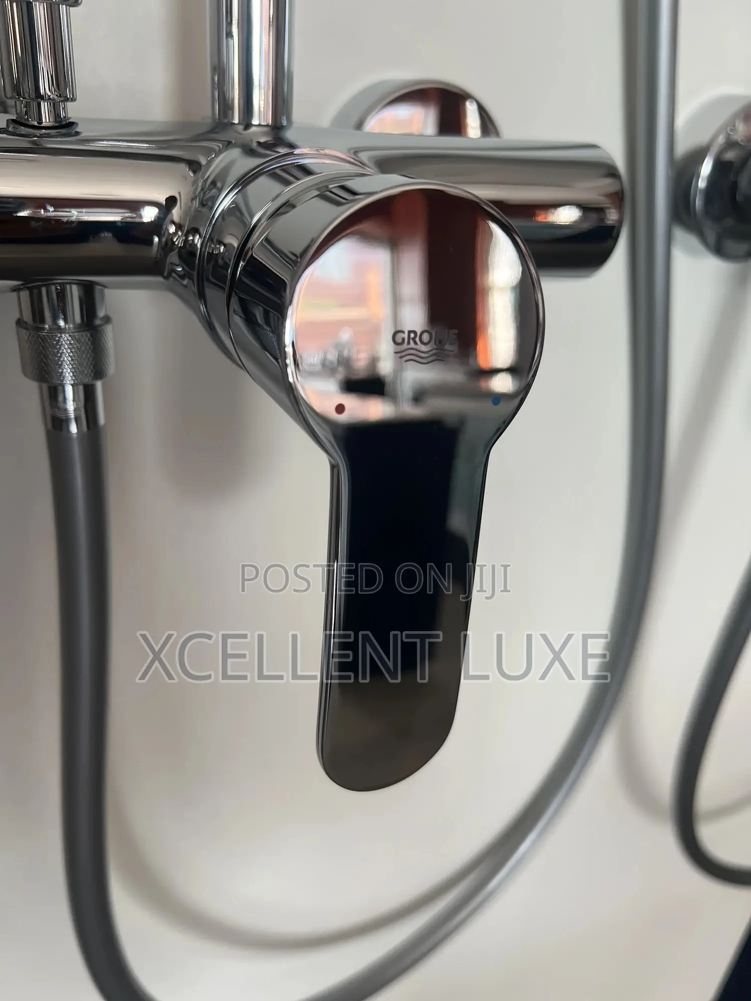 Grohe Chrome Shower Mixer Set. Made in Germany