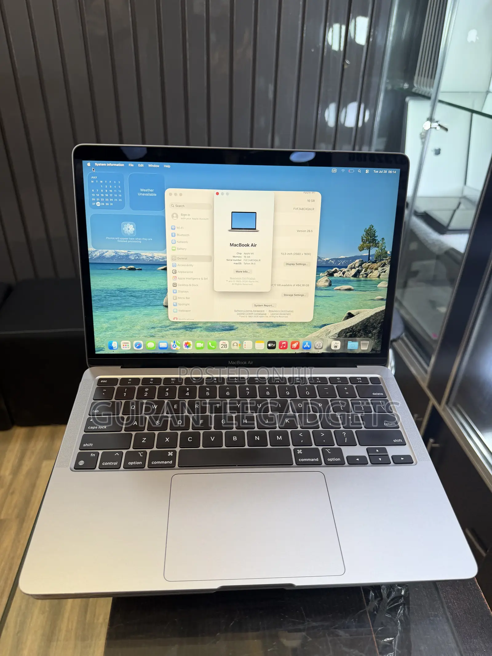 Laptop Apple MacBook Air 2020 M1 16GB Apple M1 SSD 512GB