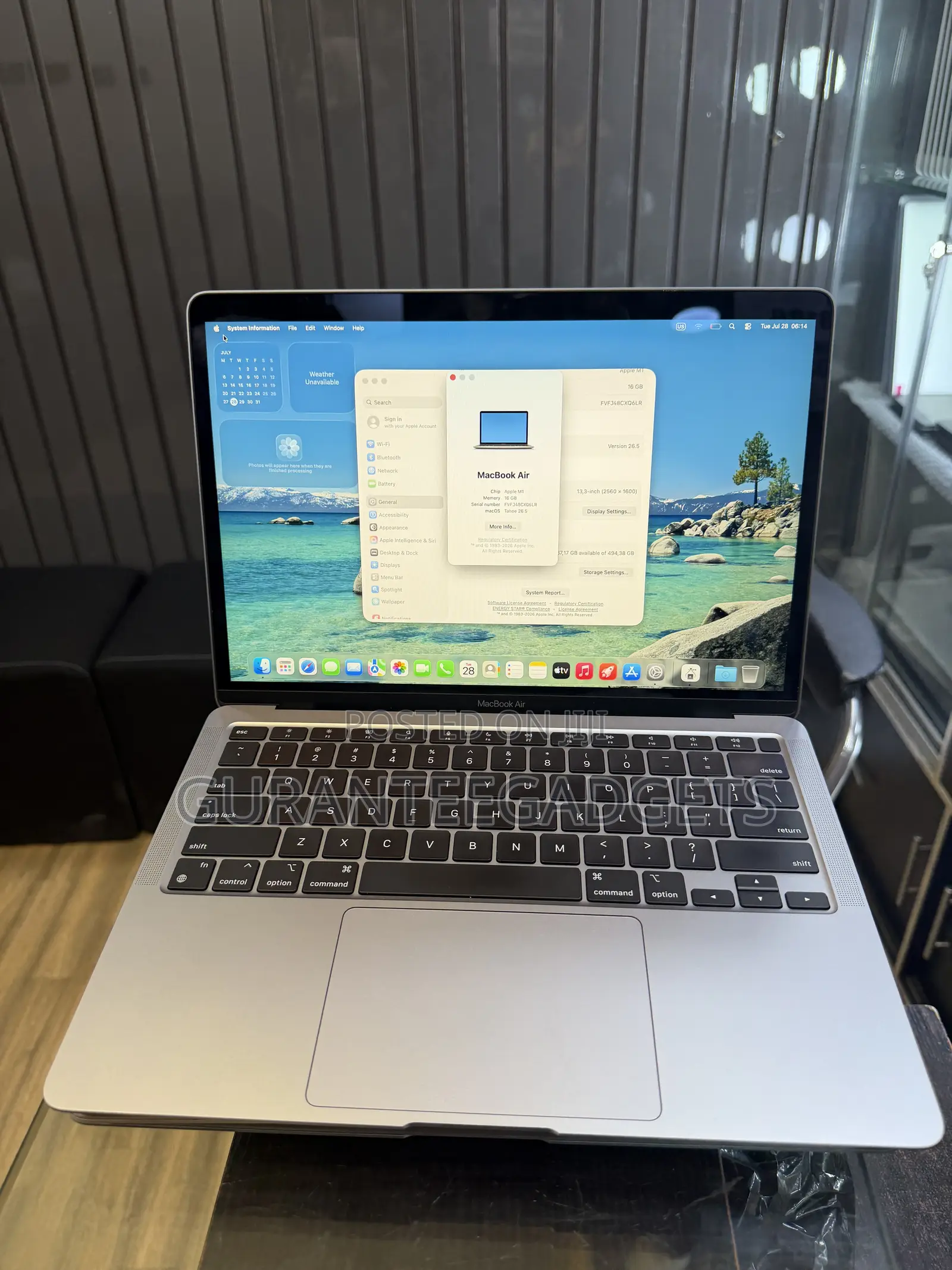 Laptop Apple MacBook Air 2020 M1 16GB Apple M1 SSD 512GB