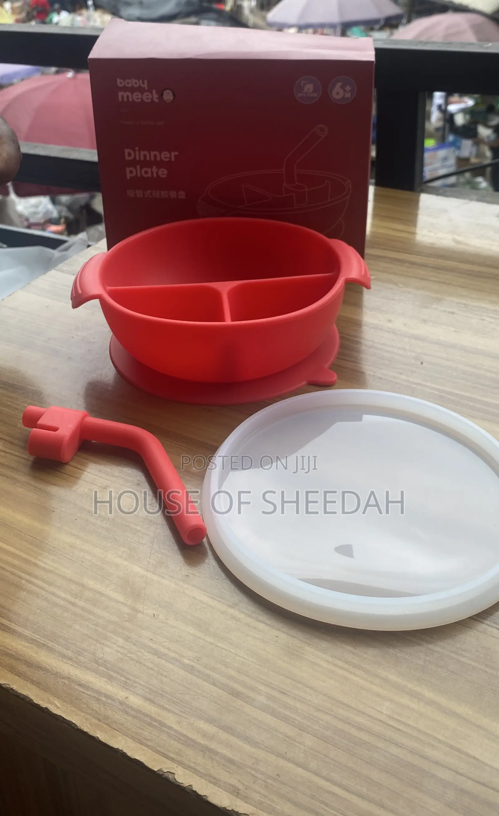 Baby Silicone Bowl With Divider