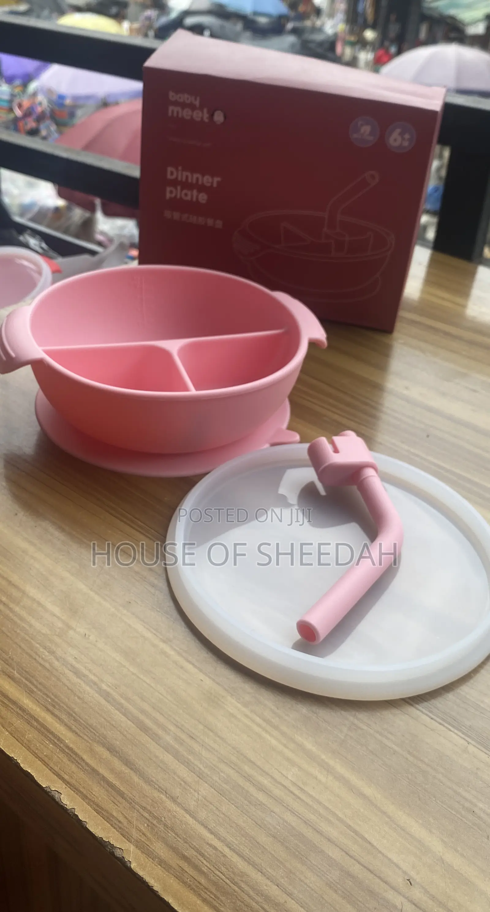 Baby Silicone Bowl With Divider