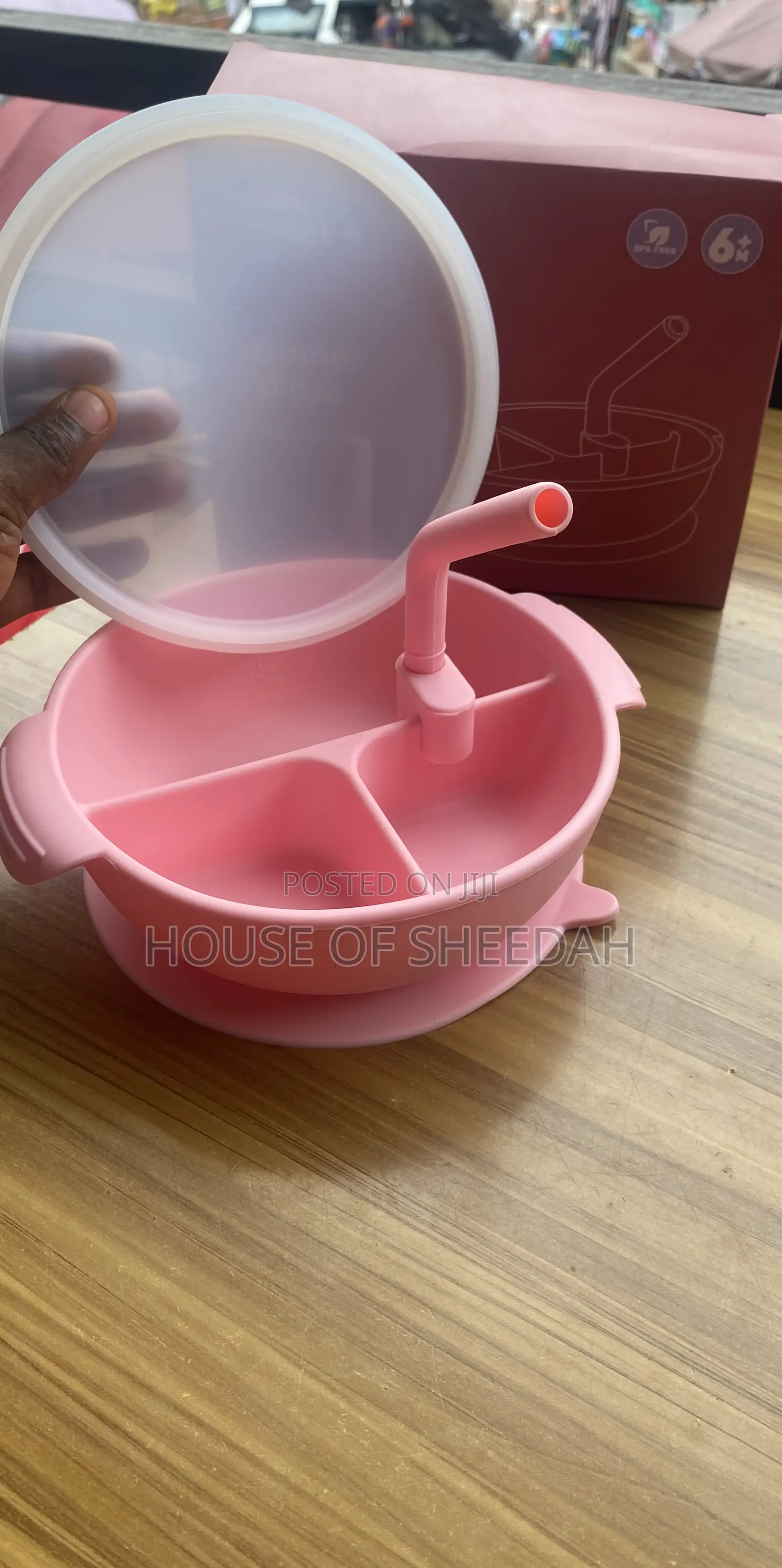 Baby Silicone Bowl With Divider