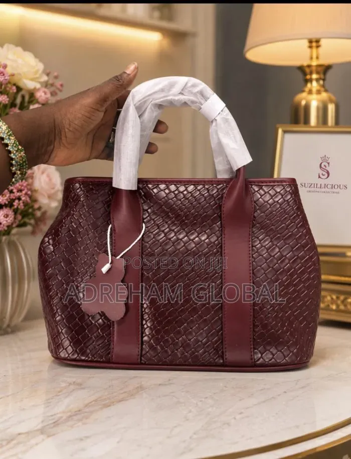 Quality Genuine Leather Woven Handbag