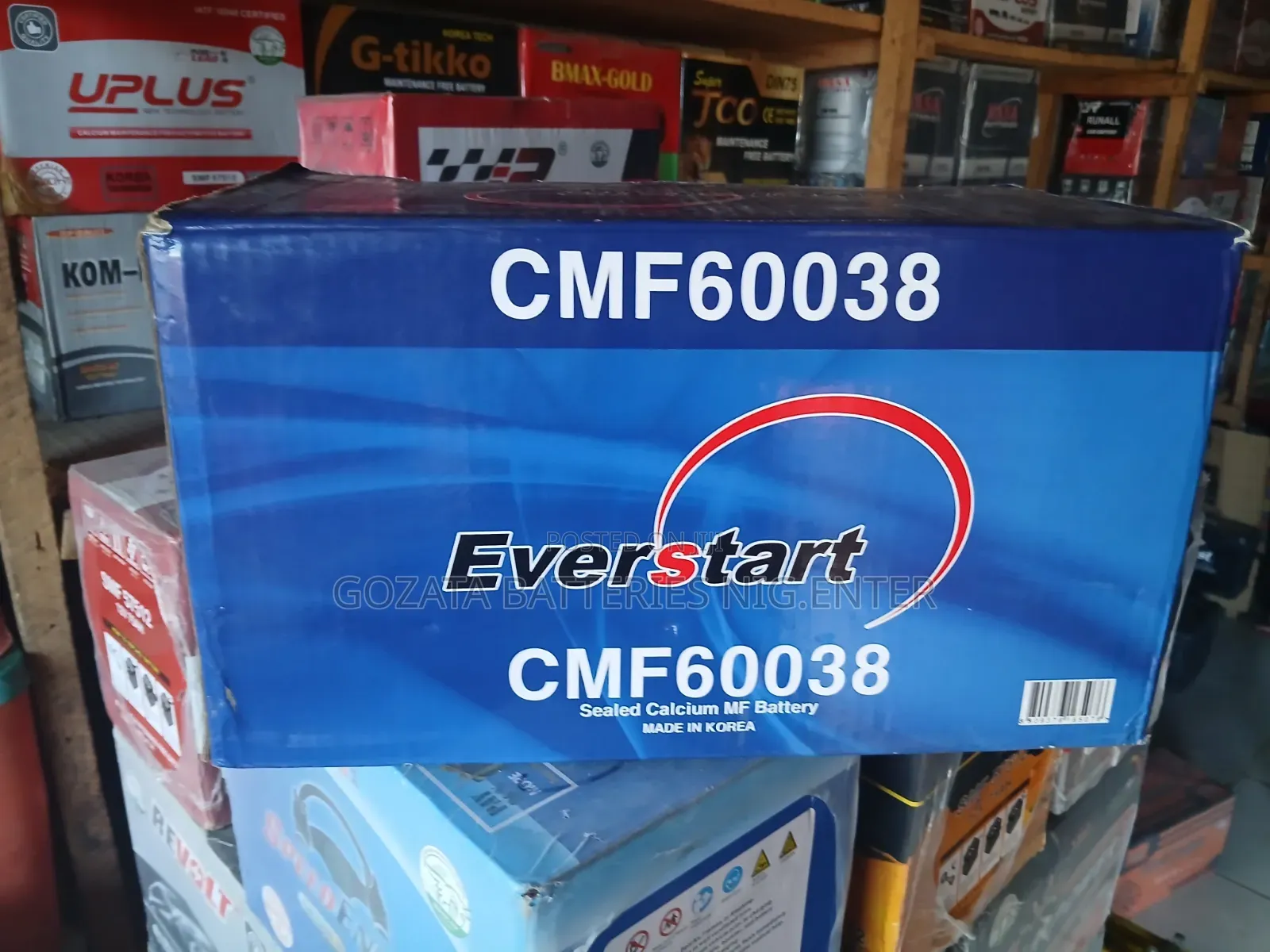 EVERSTART 75AH Made in Korea Original
