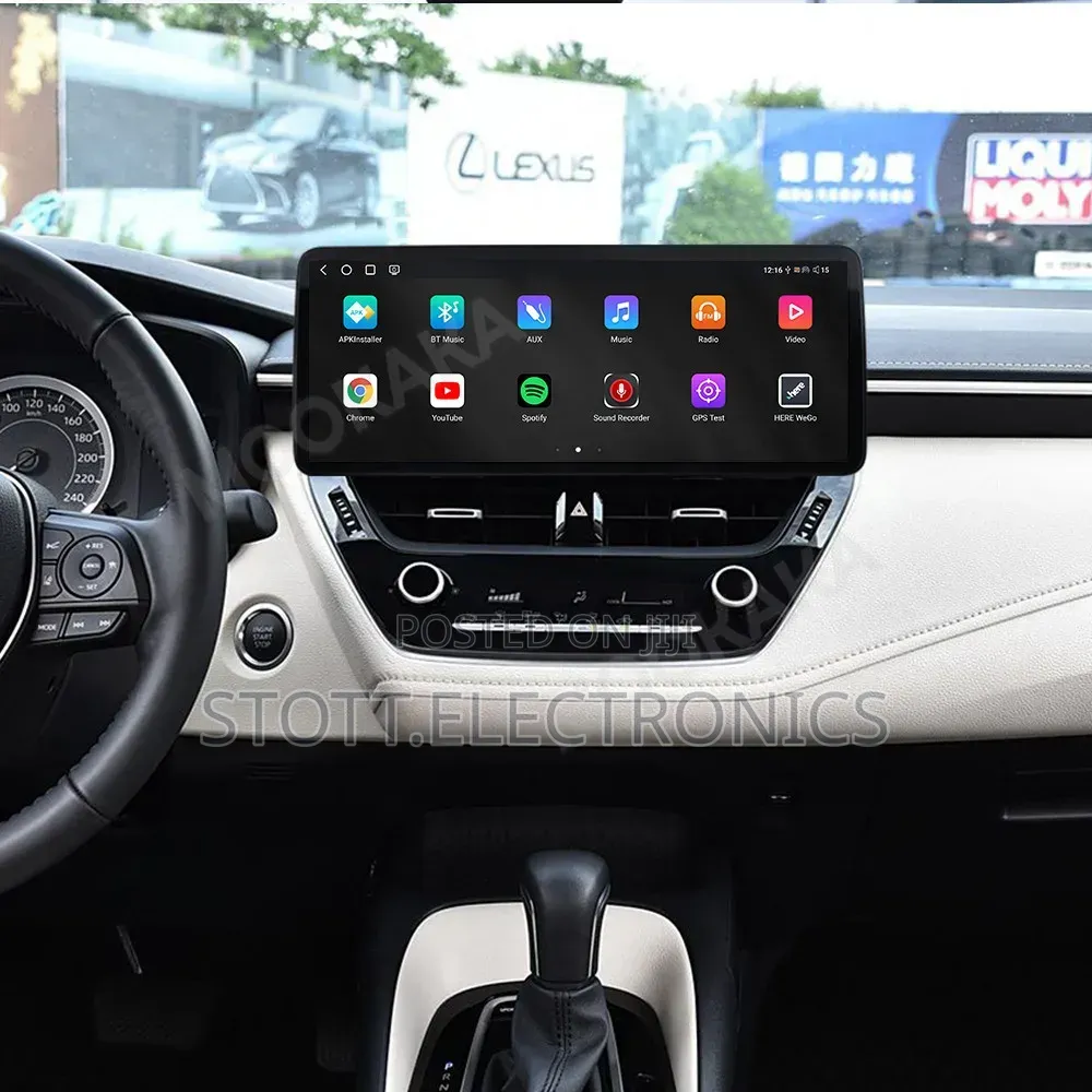 Toyota Corolla 2020-23 Car Android Navigation System 12.3 Screen Size