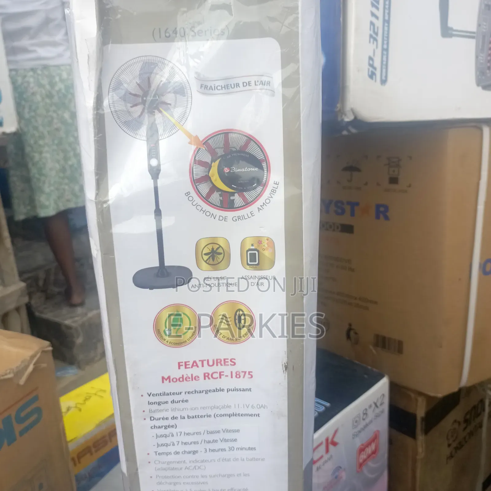 Binatone Rechargeable 18" Standing Fan