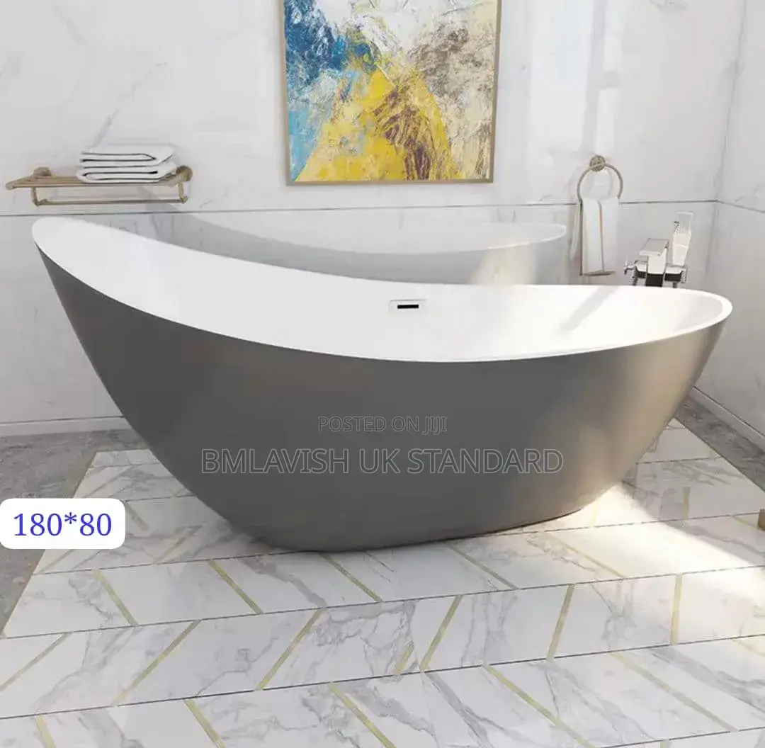 Special Acrylic Gray Bathtub 180cm
